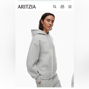Aritzia TNA Cozy AF Boyfriend Hoodie and Boyfriend Sweatpants